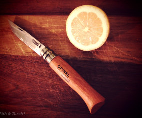Opinel No 8 Knife with Lemon by Pith and Torch